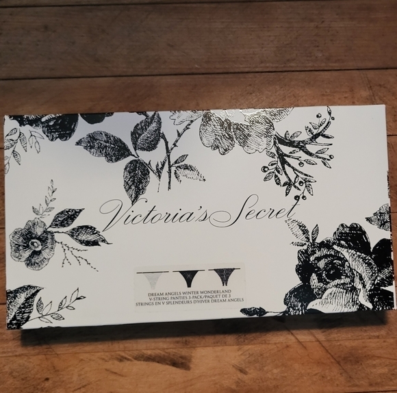 Victoria’s Secret Dream Angels 3-Pack Icy V-String Panties NIB - Picture 3 of 10